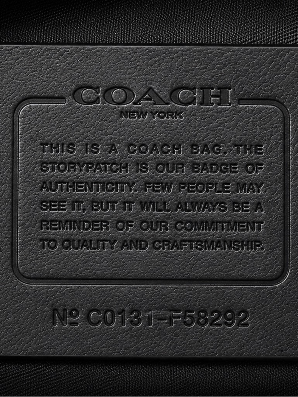 Coach Brown Signature Tote with Black Trim and Gold Hardware - Picture 4 of 4